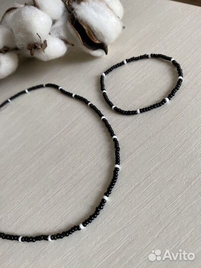 Чокер из бисера