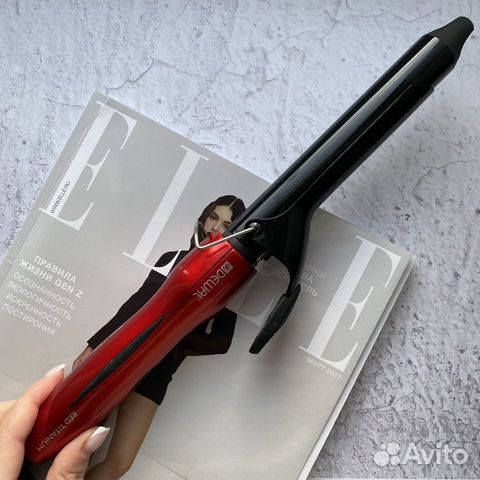 Щипцы для завивки волос Dewal Red Titanum