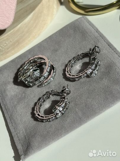 Bvlgari серьги змея