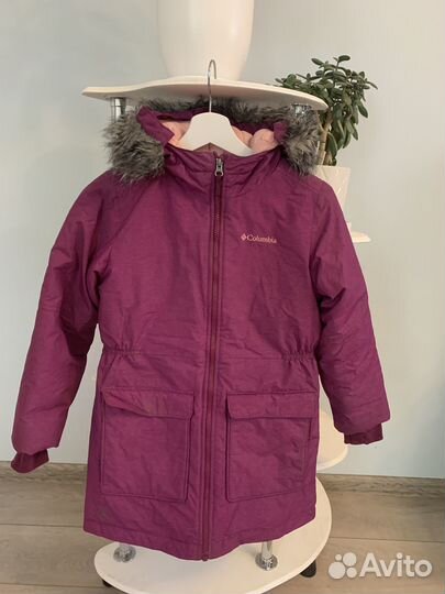 Зима Парка для девочки Columbia 140-146 куртка