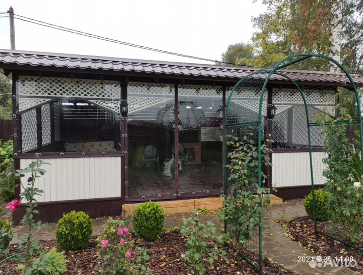 Мягкие окна для террасы