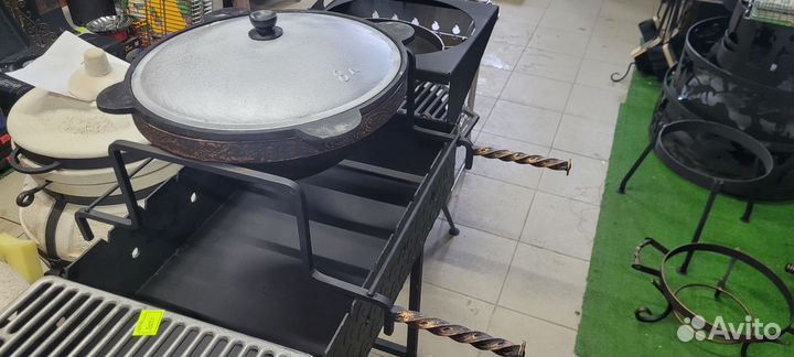 Подставка под казан на мангал кованная