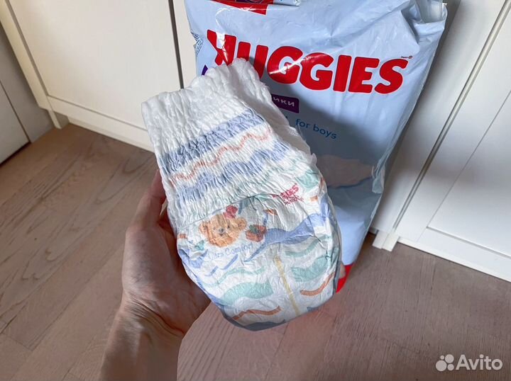 Подгузники трусики huggies 6 для мальчиков