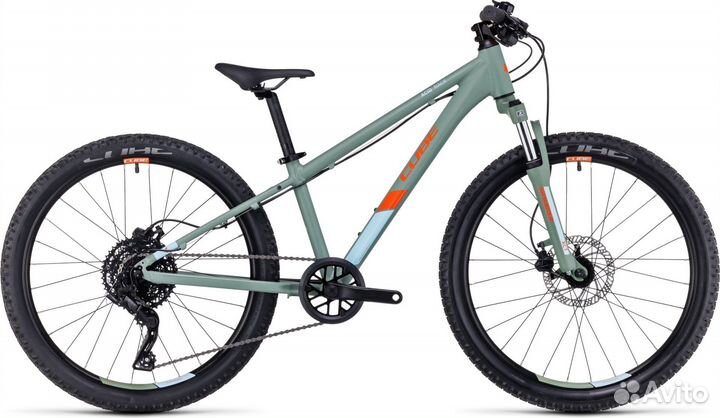 Велосипед cube 2023 Acid 240 Disc greennorange