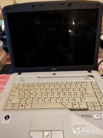 Ноутбук Acer 5310 в рабочем состоянии
