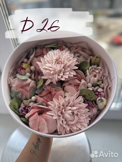 Букет из зефира, зефир, подарок