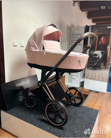 Cybex Priam 4 3в1/2в1 Rose gold - Peach pink розов