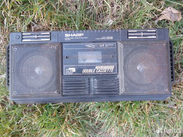 Магнитофон sharp twin на запчасти