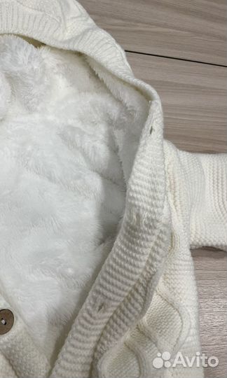 Вязаный комбинезон размер 62