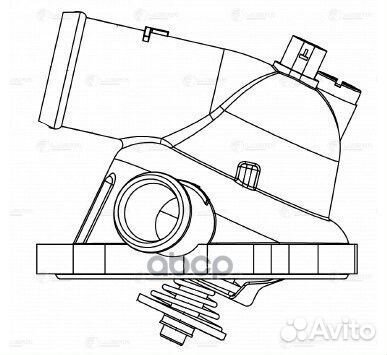 Термостат audi Q7 06- LT1815 luzar