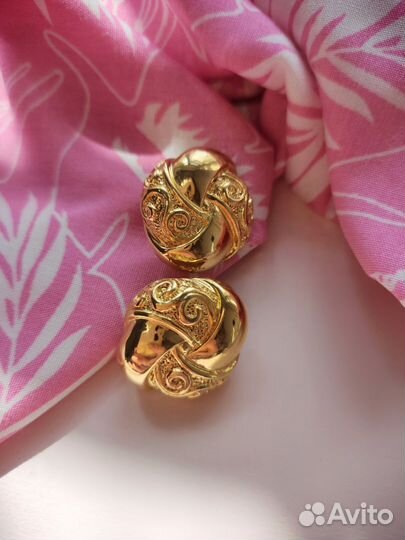 Винтажные клипсы Англия