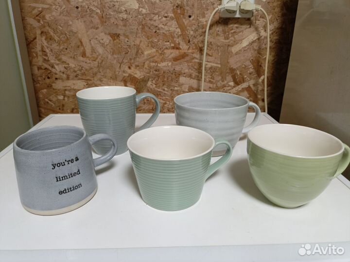 Кружки керамические - 5 шт