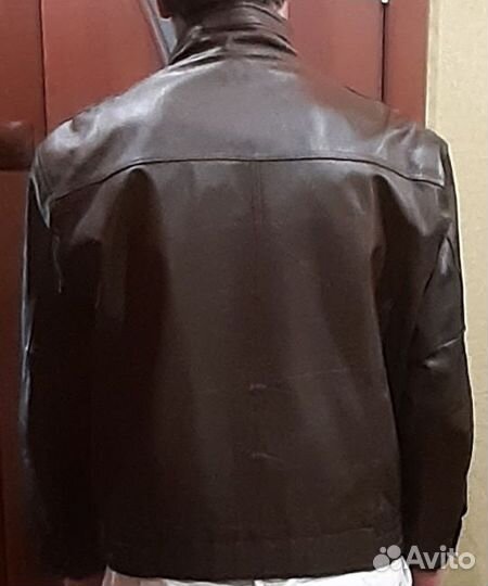 Кожаная куртка мужская