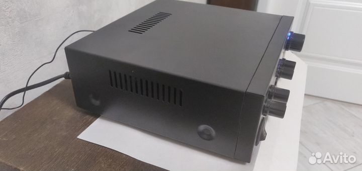 Усилитель звука ак 55 с блютуз, fm тюнером, aux