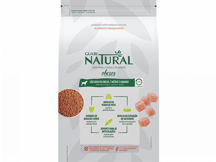 Guabi Natural сухой корм для взрослых собак средни