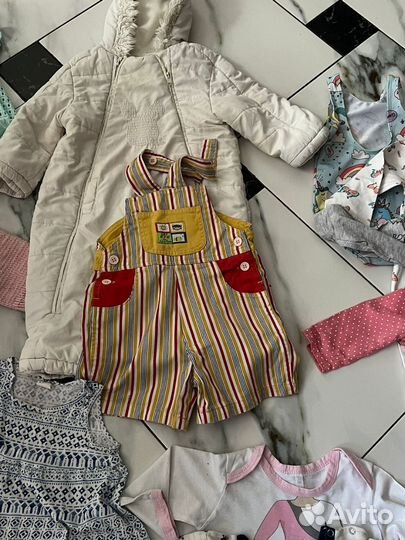 Вещи пакетом на девочку 74 80
