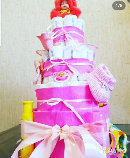 Торт из памперсов