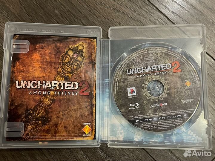 Диск на ps3 uncharted 2