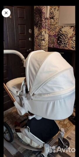 Коляска 2 в 1 эко кожа