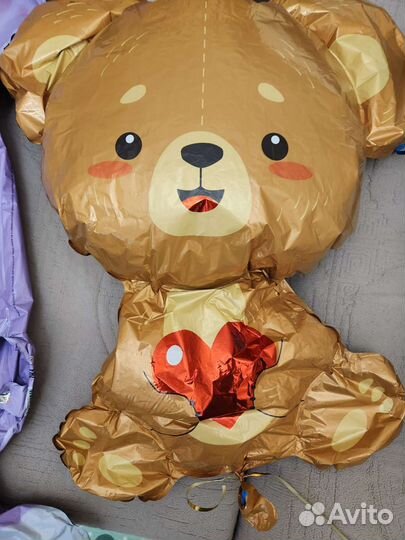 Воздушные шары лунтик, мишка и машинка