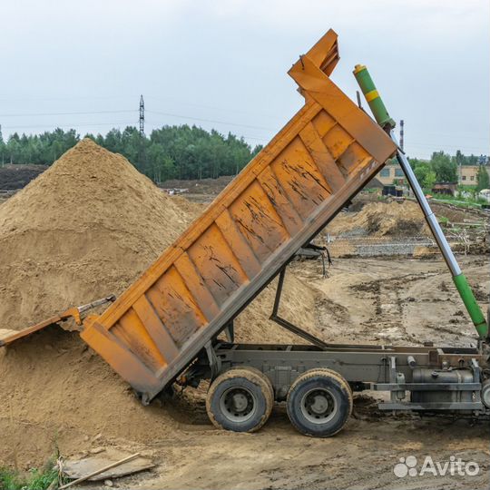 Песок строительный - Без посредников