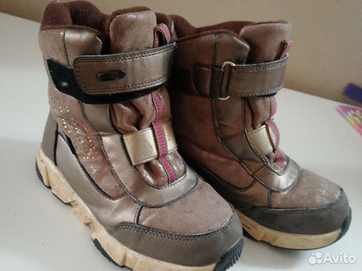 Полусапожки зимние для девочки 34 р