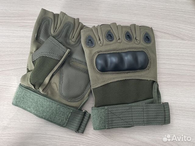 Тактические перчатки без пальцев