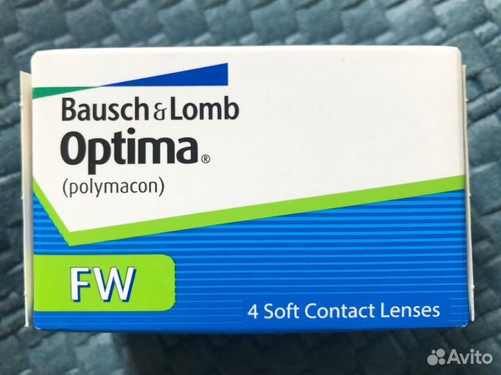 Линзы для глаз новые Optima FW -3.00/8.7