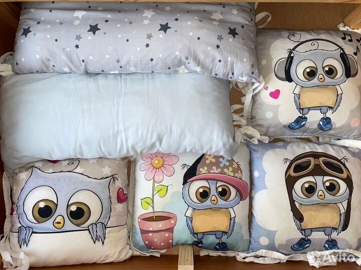 Бортики в детскую кроватку