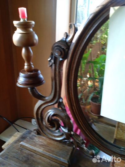 Зеркало старинное, антикварное псише