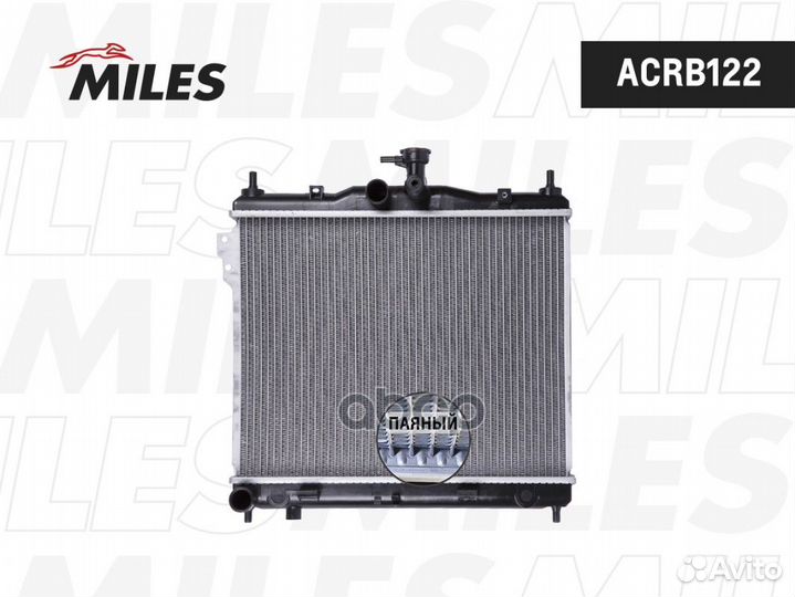 Радиатор (паяный) hyundai getz 1.1-1.6 02- (NIS