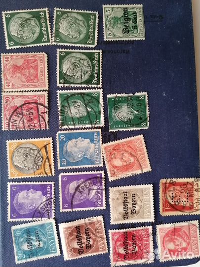 Почтовые марки Германии, и других стран