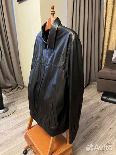 Кожаная куртка мужская