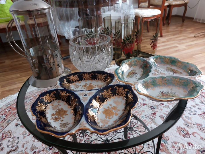 Посуда разное,хрусталь СССР