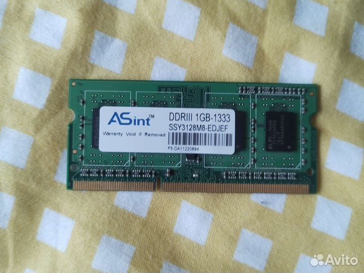 Sodimm ddr3 1gb