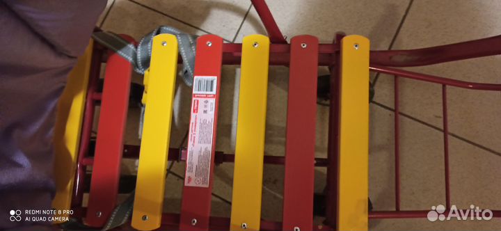 Санки с выдвижными колесами