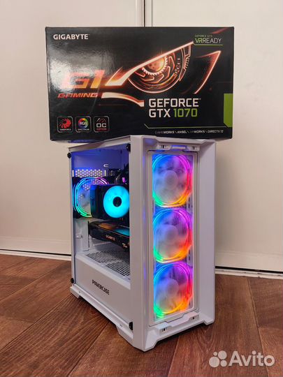 Игровой компьютер i5 -7400, 16gb DDR4, 8GB video