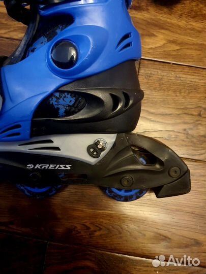 Коньки роликовые детские регулируемые 30-33