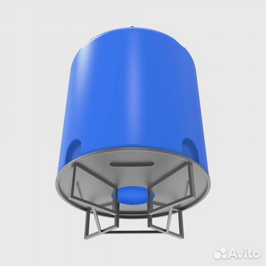 Емкость TR 10000л основание конусом (полный слив)