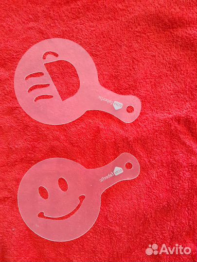 Трафареты для кофе, 2 шт