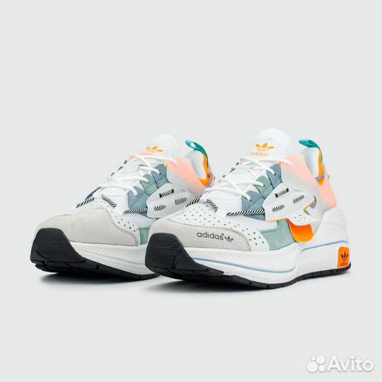 Кроссовки Adidas Sikaige White Green Orange