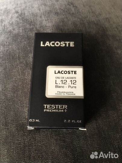 Туалетная вода мужская тестер