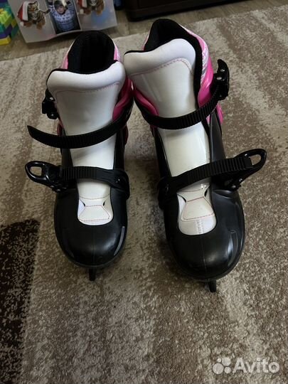 Коньки детские раздвижные 34 37