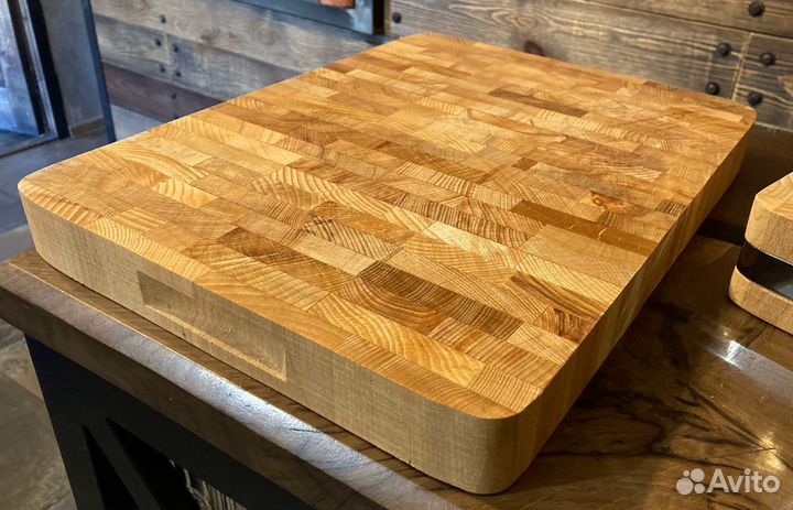 Торцевая разделочная доска бук 4х30х40 см