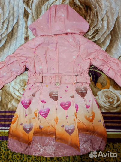 Новое плащ-пальто 116-122
