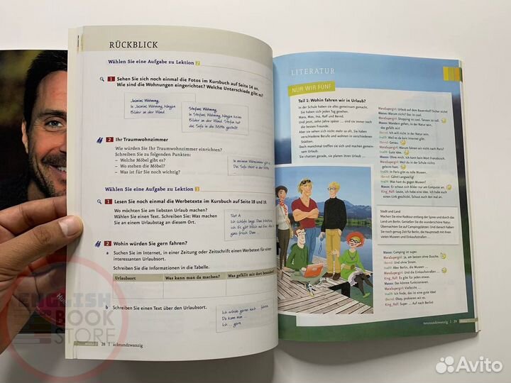 Menschen A2.1 немецкий языка Kursbuch Arbeitsbuch