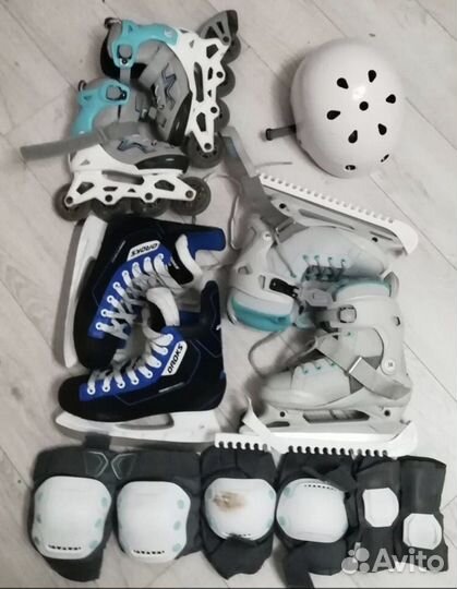 Ролики, коньки, защита