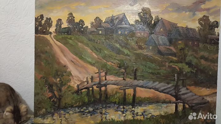 Картина маслом на холсте большая