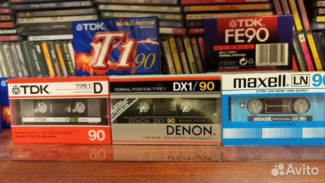 Аудио кассеты Denon DX1 90. TDK D90