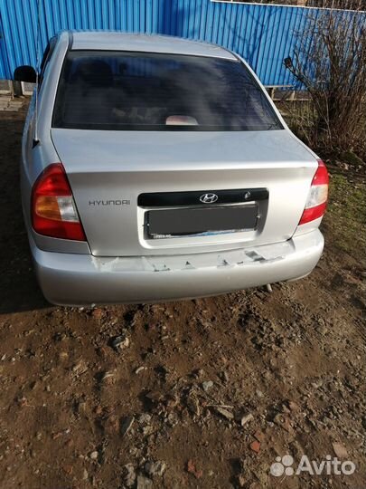 Hyundai Accent 1.5 МТ, 2006, 260 000 км